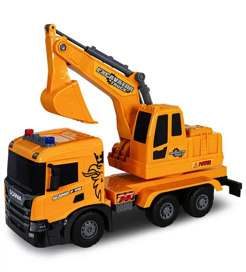 Автомодель серії Super Big Truck" &ndash; Екскаватор Scania (світло, звук)" - 5006KS_1.jpg - № 1