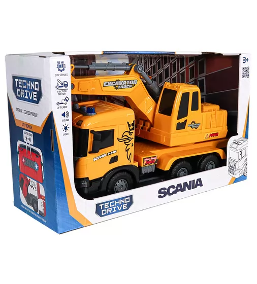 Автомодель серії Super Big Truck" &ndash; Екскаватор Scania (світло, звук)" - 5006KS_12.jpg - № 12