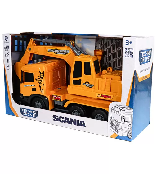 Автомодель серії Super Big Truck" &ndash; Екскаватор Scania (світло, звук)" - 5006KS_11.jpg - № 11