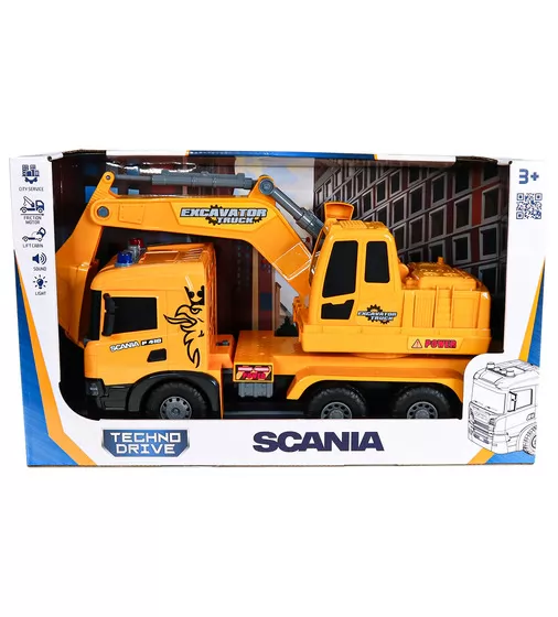 Автомодель серії Super Big Truck" &ndash; Екскаватор Scania (світло, звук)" - 5006KS_13.jpg - № 13
