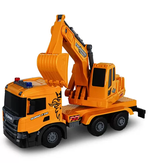 Автомодель серії Super Big Truck" &ndash; Екскаватор Scania (світло, звук)" - 5006KS_2.jpg - № 2
