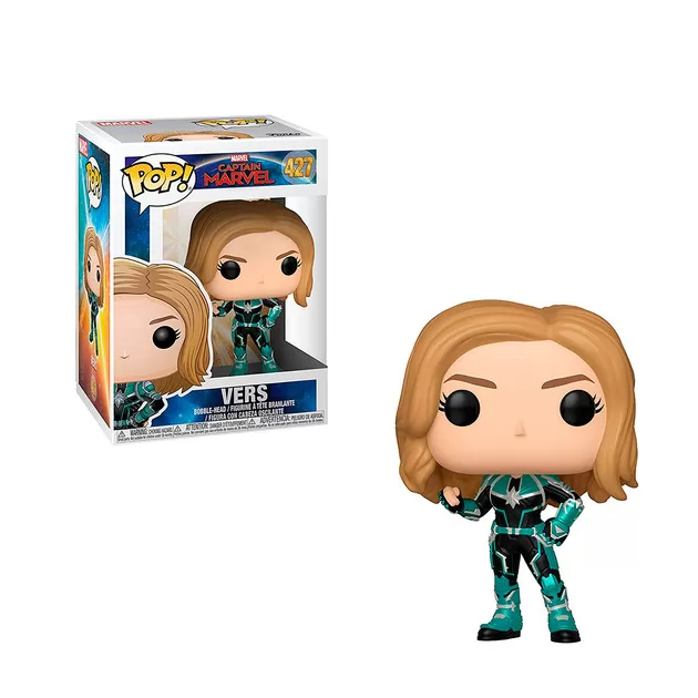 Ігрова Фігурка Funko Pop! Cерии Капітан Марвел - Капітан Марвел (у зеленому костюмі)