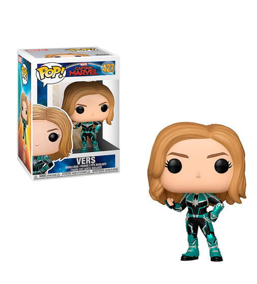 Игровая Фигурка Funko Pop! Cерии Капитан Марвел - Капитан Марвел (В Зеленом Костюме) - 36342_2.jpg - № 2
