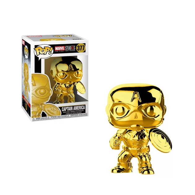 Ігрова Фігурка Funko Pop! Серії Золотий Хром - Капітан Америка