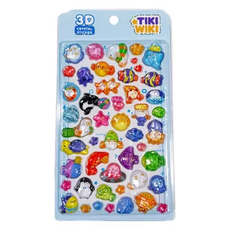 Набір 3D-наліпок Tiki Wiki серії Crystal