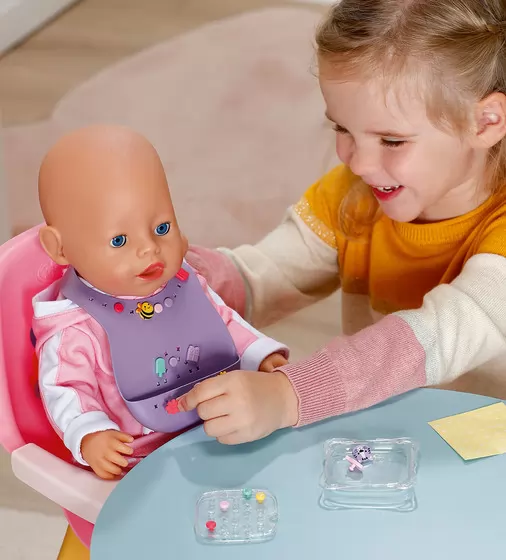 Нагрудник для ляльки Baby Born серії Pinplay" &ndash; Стильне годування" - 837221_7.jpg - № 7