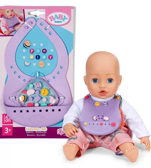 Нагрудник для ляльки Baby Born серії Pinplay" &ndash; Стильне годування" - 837221_1.jpg - № 1