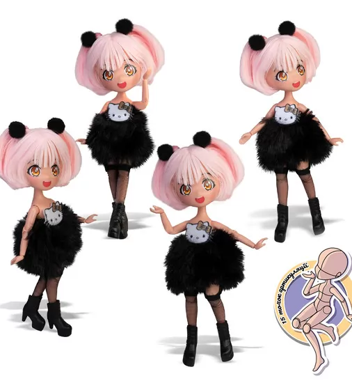 Кукла 4SF Manga Dolls серии Hello Kitty" &ndash; Золотая Дива" - HKTF0200_6.jpg - № 6