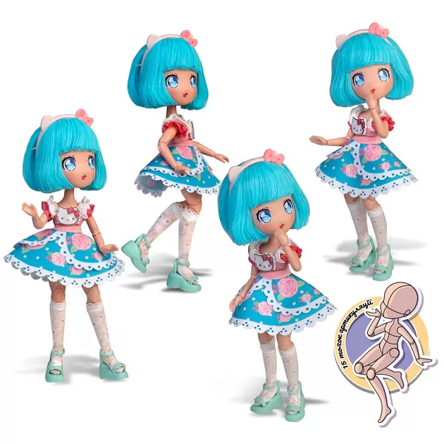 Лялька 4SF Manga Dolls серії Hello Kitty" &ndash; Красуня Пінк"