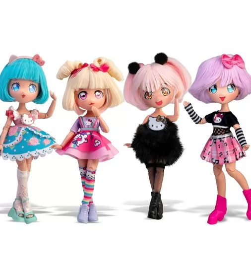 Лялька 4SF Manga Dolls серії Hello Kitty" &ndash; Красуня Пінк" - HKTF0300_7.jpg - № 7