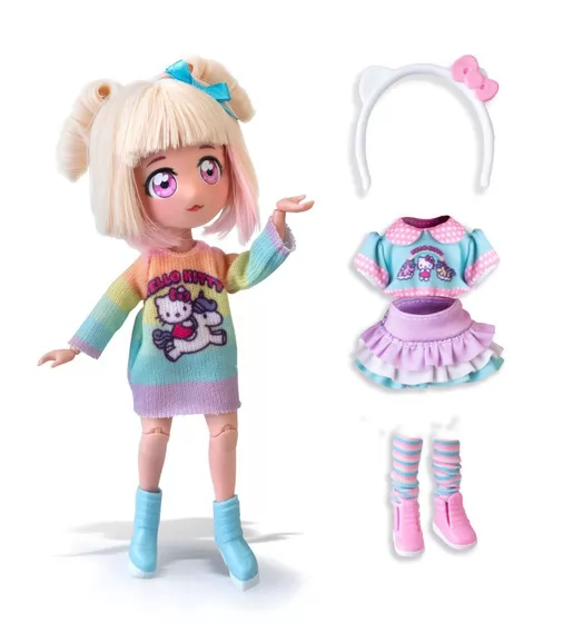 Ігровий набір 4SF Manga Dolls серії Hello Kitty" &ndash; Стильна Цукерочка-єдиноріг" - HKTF2000_2.jpg - № 2
