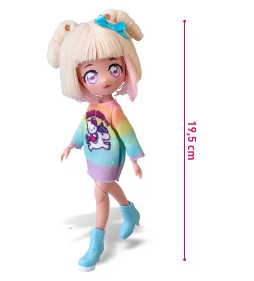 Ігровий набір 4SF Manga Dolls серії Hello Kitty" &ndash; Стильна Цукерочка-єдиноріг" - HKTF2000_3.jpg - № 3