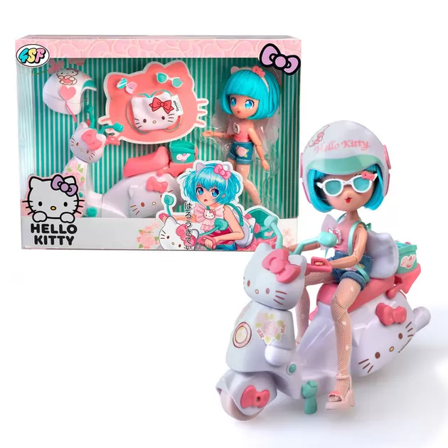 Игровой набор 4SF Manga Dolls серии Hello Kitty" &ndash; Красотка Пинк на скутере"