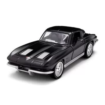Автомодель - Chevrolet Corvette Split Window 1963 (матовый черный)