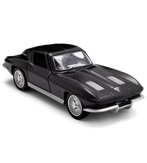 Автомодель - Chevrolet Corvette Split Window 1963 (матовий чорний) - 250411U_7.jpg - № 7