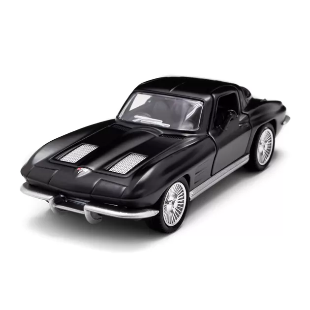 Автомодель - Chevrolet Corvette Split Window 1963 (матовий чорний)