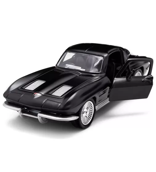 Автомодель - Chevrolet Corvette Split Window 1963 (матовий чорний) - 250411U_9.jpg - № 9