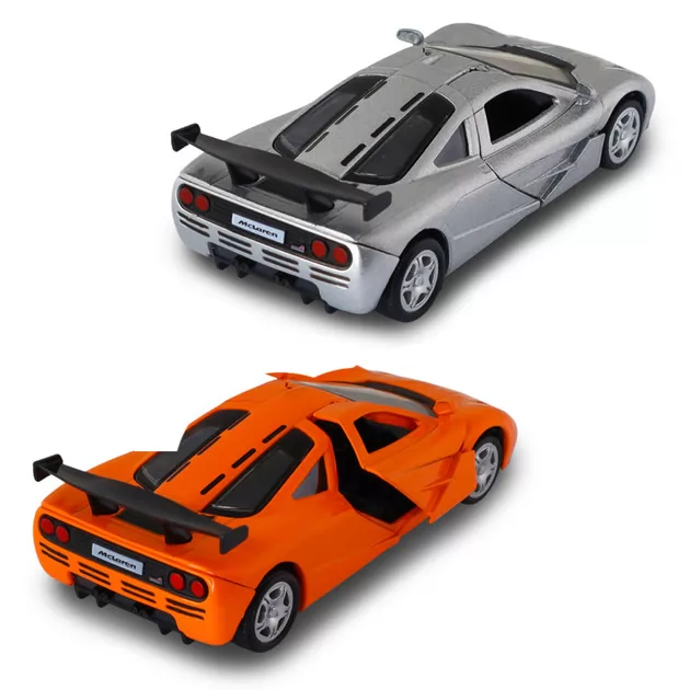 Автомодель - McLaren F1 1992 (серый, оранжевый)