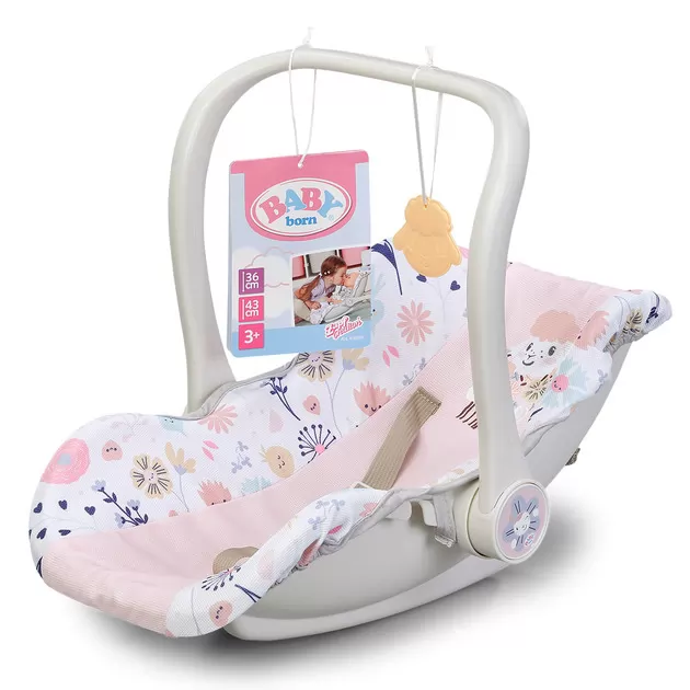 Кресло-переноска для куклы Baby Born 2 в 1 &ndash; Цветочный стиль