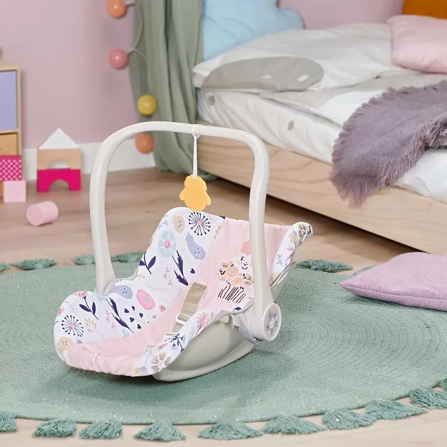 Кресло-переноска для куклы Baby Born 2 в 1 &ndash; Цветочный стиль