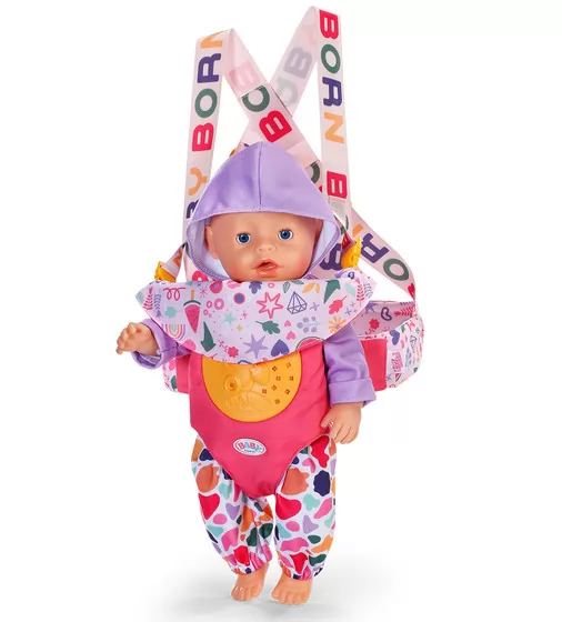 Рюкзак-кенгуру для куклы Baby Born серии Pinplay" &ndash; Яркая прогулка" - 837603_4.jpg - № 4