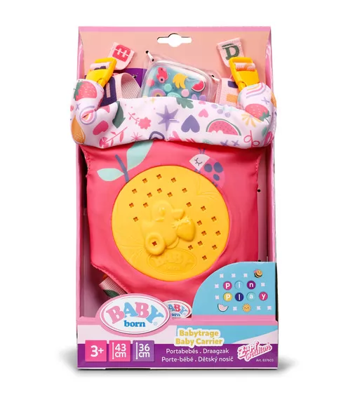 Рюкзак-кенгуру для куклы Baby Born серии Pinplay" &ndash; Яркая прогулка" - 837603_9.jpg - № 9