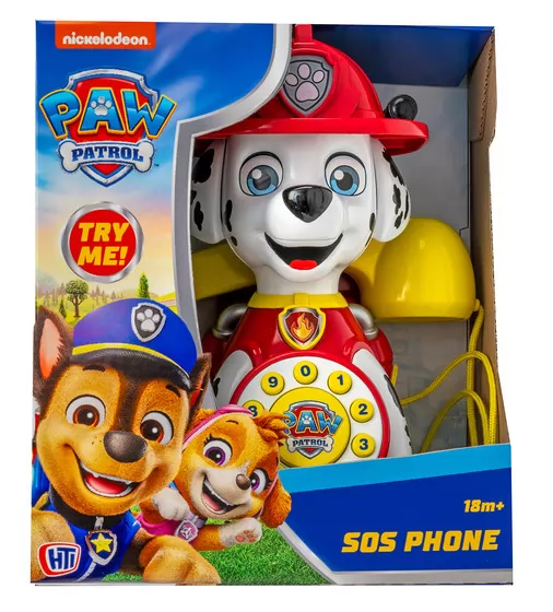Игрушка-каталка на веревочке Paw Patrol - Маршалл: Экстренный Вызов - 1500104_1.jpg - № 1