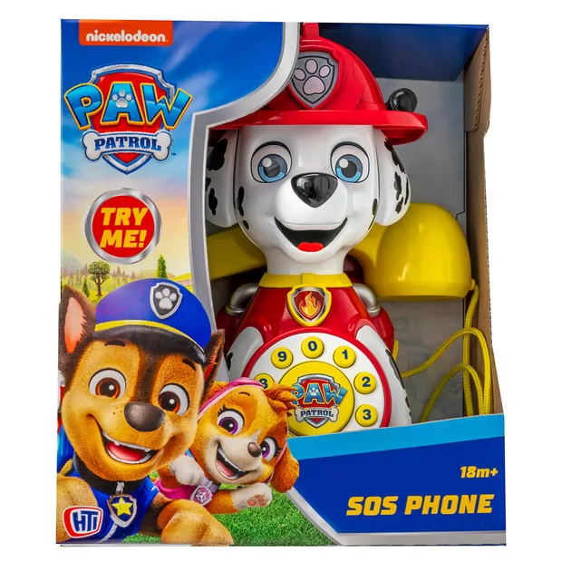 Игрушка-каталка на веревочке Paw Patrol - Маршалл: Экстренный Вызов