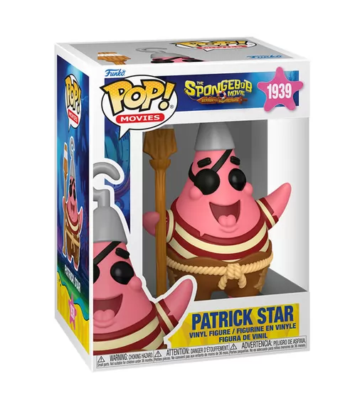 Ігрова фігурка Funko POP! серії Губка Боб - Пірат Патрік - 83591_1.jpg - № 1