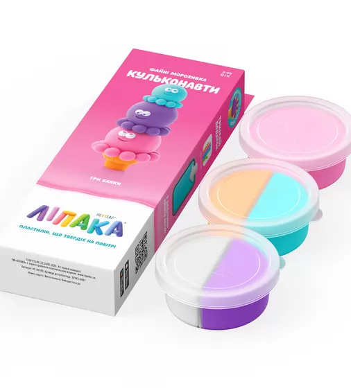 Набір пластиліну Ліпака &ndash; Файні морозивка: Кульконавти - 30143-UA01_2.jpg - № 2