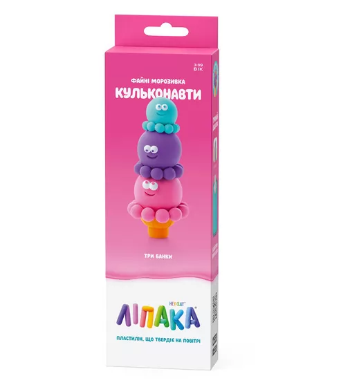 Набір пластиліну Ліпака &ndash; Файні морозивка: Кульконавти - 30143-UA01_1.jpg - № 1