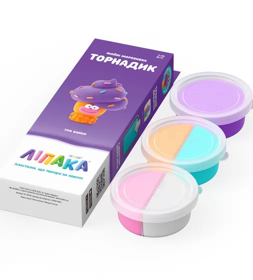 Набор пластилина Липака - Классное мороженое: Торнадик - 30144-UA01_2.jpg - № 2