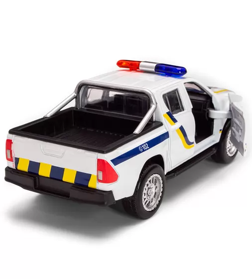 Автомодель - Toyota Hilux Полиция (белый) - KM250426_10.jpg - № 10
