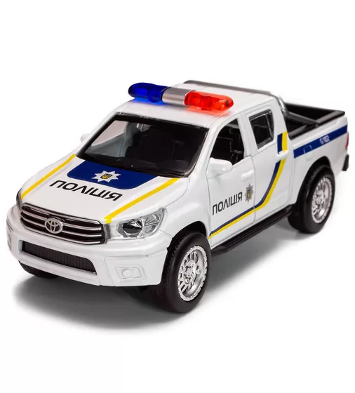 Автомодель - Toyota Hilux Полиция (белый) - KM250426_1.jpg - № 1