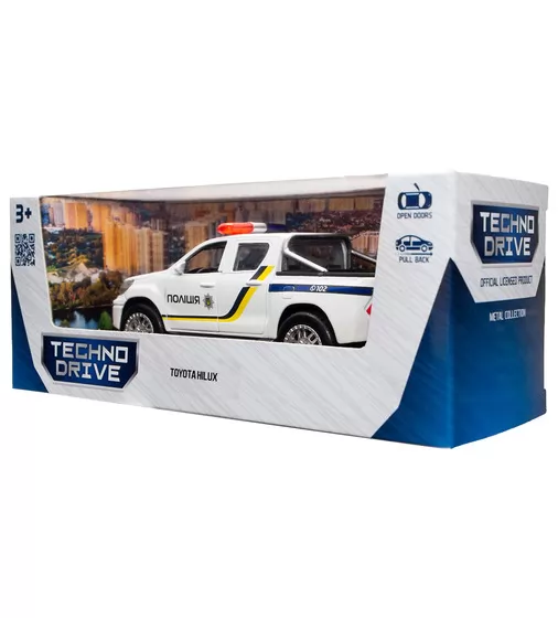 Автомодель - Toyota Hilux Полиция (белый) - KM250426_12.jpg - № 12