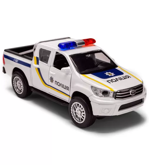 Автомодель - Toyota Hilux Полиция (белый) - KM250426_7.jpg - № 7