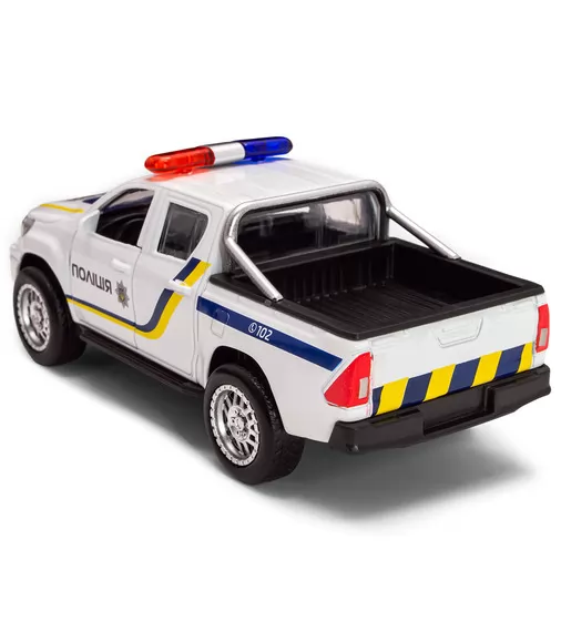 Автомодель - Toyota Hilux Полиция (белый) - KM250426_3.jpg - № 3