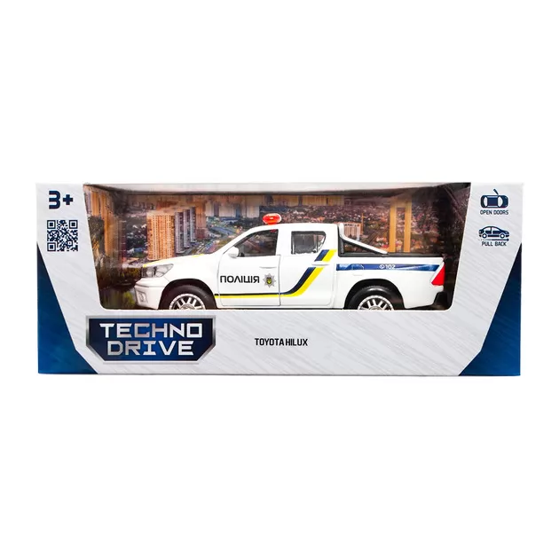 Автомодель - Toyota Hilux Полиция (белый)