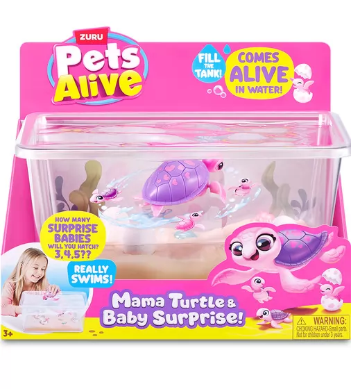 Интерактивный игровой набор Pets Alive &ndash; Мама черепаха с сюрпризом - 9560_1.jpg - № 1