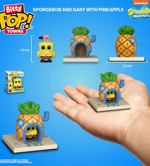 Набір фігурок Bitty Pop! Town - Губка Боб і його дім - 83638_3.jpg - № 3