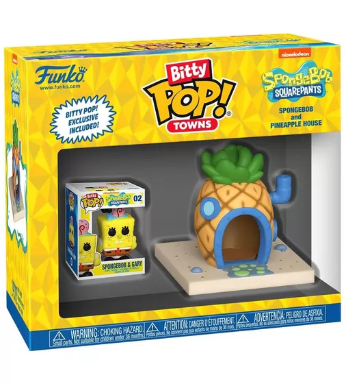 Набір фігурок Bitty Pop! Town - Губка Боб і його дім - 83638_1.jpg - № 1