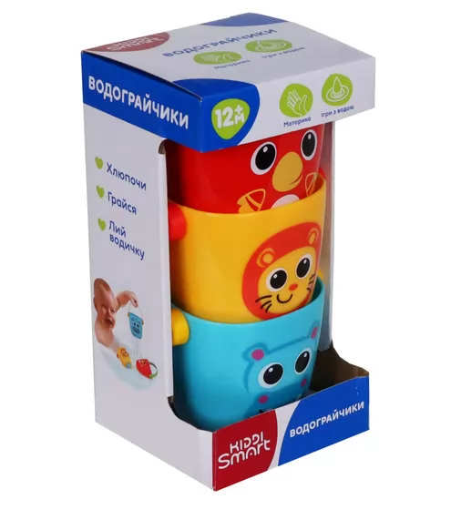 Іграшкові відерця для гри у ванній Kiddi Smart &ndash; Водограйчики - 4332-KS_8.jpg - № 7