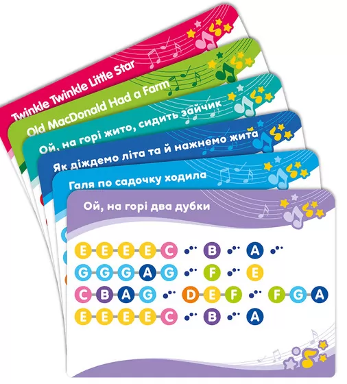 Пианино Kiddi Smart &ndash; Цветные нотки (свет) - 4514T-KS_4.jpg - № 4