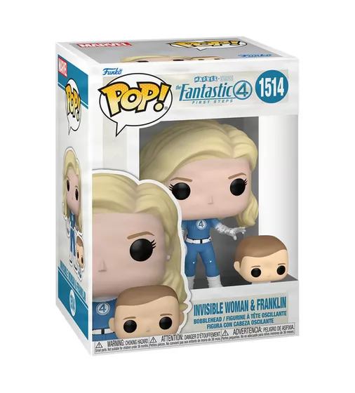 Набір ігрових фігурок Funko POP! серії Фантастична 4: Перші кроки - Невидима жінка й Франклін - 83583_1.jpg - № 1