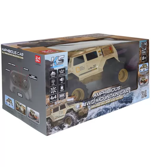 Автомобиль KS Drive на р/у &ndash; Amphibious 4WD (1:14, свет, звук) - SL-8018ARH_13.jpg - № 13