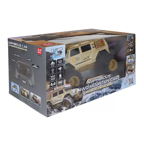 Автомобиль KS Drive на р/у – Amphibious 4WD (1:14, свет, звук) за