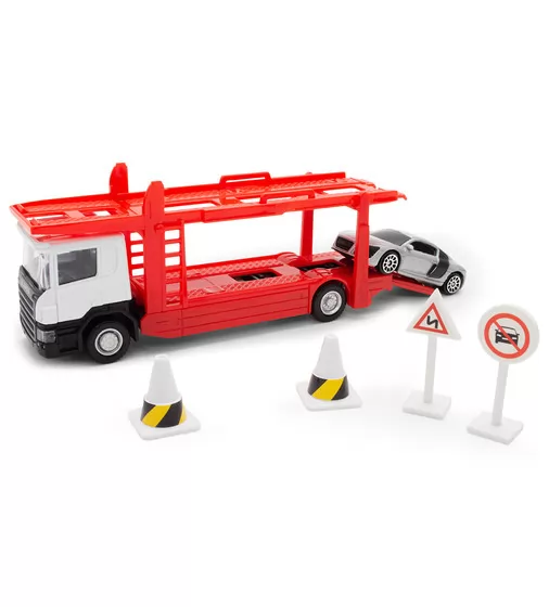 Игровой набор &ndash; Автоперевозчик Scania (автоперевозчик, машина, аксесс.) - 250430U_2.jpg - № 2
