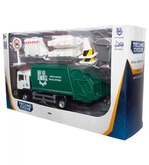 Игровой набор &ndash; Мусоровоз Man (с аксесс.) - 250431U_11.jpg - № 11