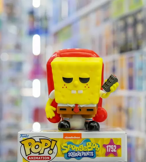 Ігрова фігурка Funko POP! серії Губка Боб - Мем (Ight Imma Head Out) - 81071_3.jpg - № 3