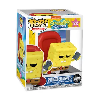 Игровая фигурка Funko POP! серии Губка Боб - Мем (Ight Imma Head Out)